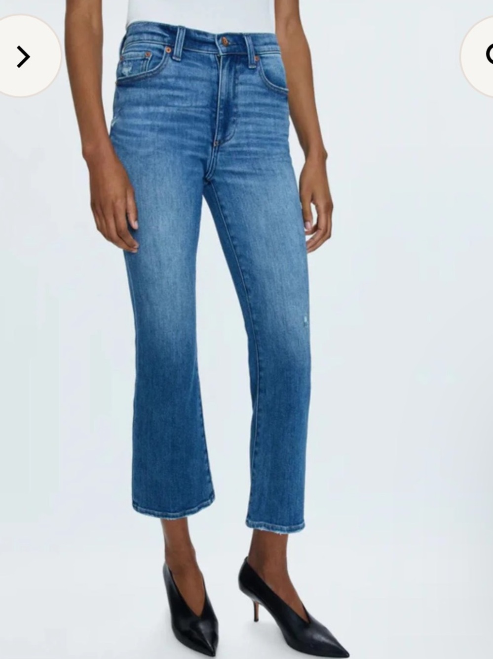 Pistola Lennon High Rise Crop Boot Jean